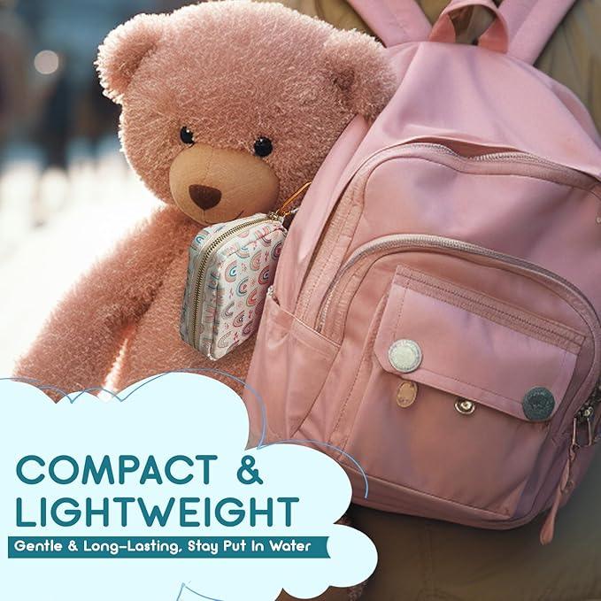 EVERLIT Mini Rescue Pack | 105 Medical Essentials Organized in Portable Storage Bag | Pocket Size Kids First Aid Kit with D Ring | Small Family-Friendly Travel Medical Kit (Space)