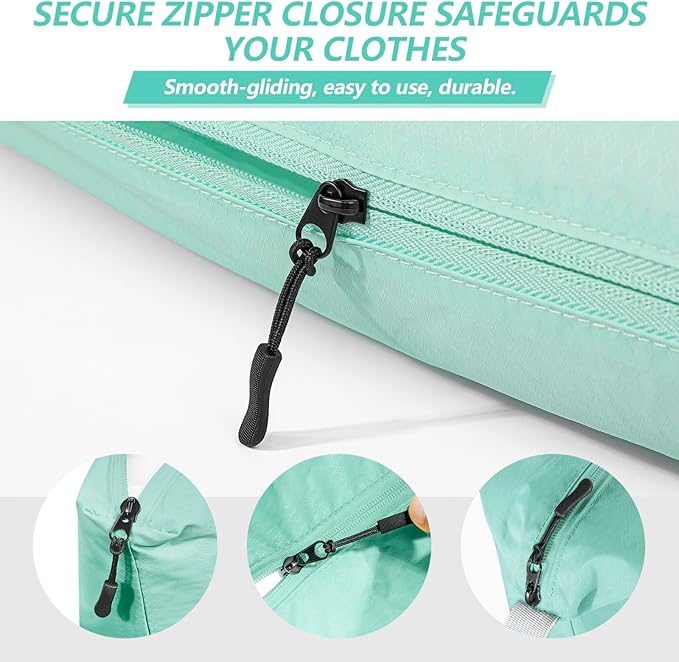 MissBoy Laundry Bag, Nylon Storage Bag for Dirty Clothes, Washable Laundry Bags with Zip for Travel Camping College Dorms, Lightweight Foldable Swimming Dry Wet Bag