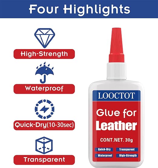 LOOCTOT 30g Leather Glue, Adhesive - Image 4
