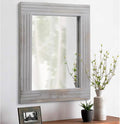 Rustic Wall Mirror Farmhouse, by HLFMVWE