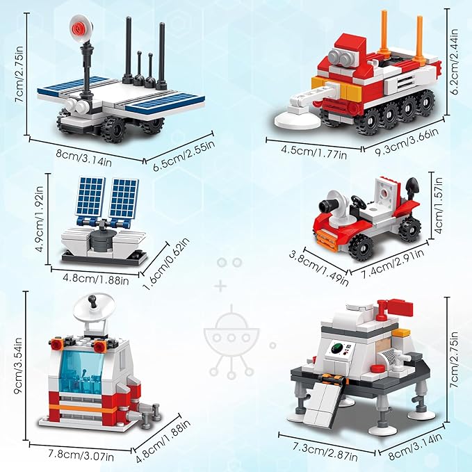 Space Exploration Shuttle Toys for 8-12 and 8-14 Years Boys Kids, 1008pcs 7 Models Aerospace Building Set with Heavy Transport Rocket and Launcher, Educational Construction Toy