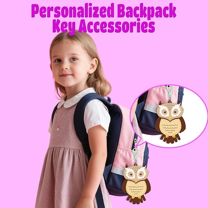 Sewing Kit for Kids, Friendship Keychain Making Toys, Beginner Arts and Crafts,8 Easy DIY Ornaments of Animal,Birthday Christmas Gifts Presents for Girls Age 6-12,Learn to Sew Embroidery