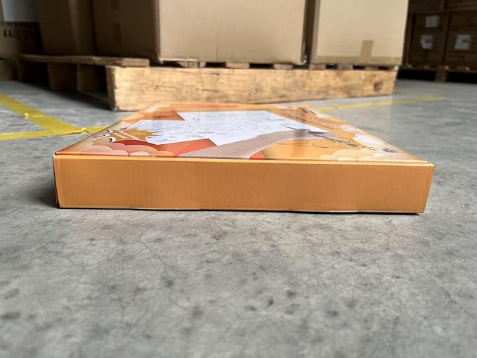 IMAGE Light Up Tracing Pad Orange Drawing Tablet Coloring Board for Kids Children Toy Gift for Girls Boy (Includes 10 Traceable Sheets and Two Clips)