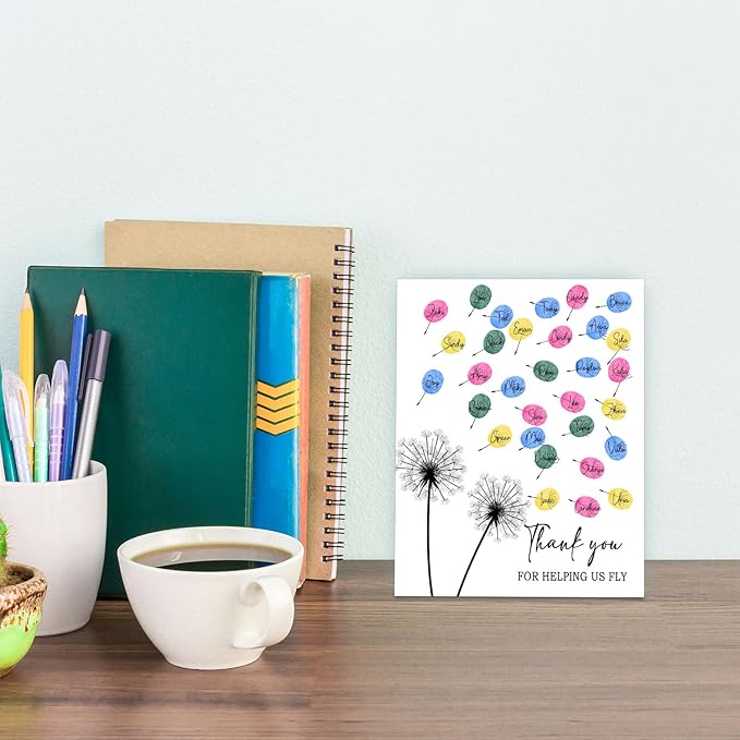 Thank You Gift For Teachers, For Female Teachers, Creative Fingerprint Art Decoration, Thank You Gift For Kindergarten, Elementary School And Junior High School, Suitable For Desktop Ornaments