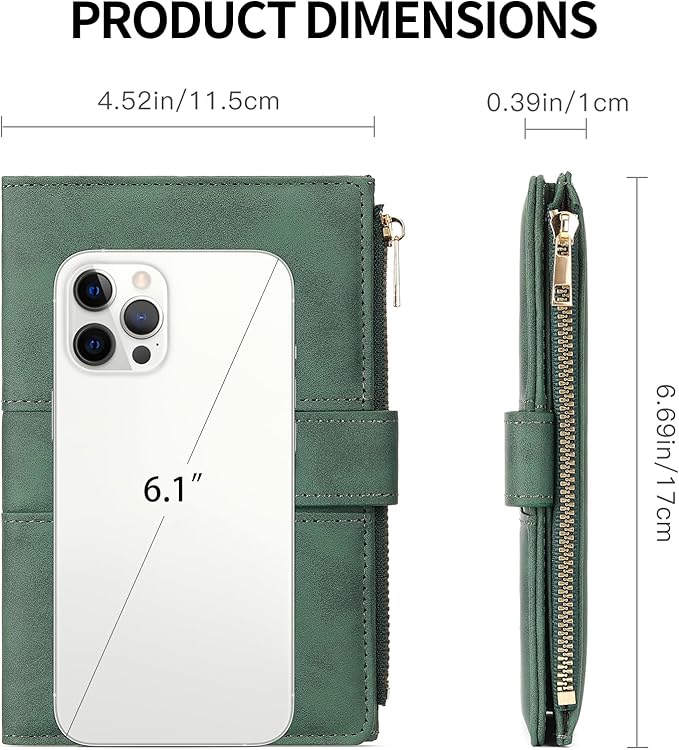 Passport Holder for Travel Rfid Passport Wallet for Women Men with Zipper Pocket Pen Sim Card Holders Slim Travel Accessories