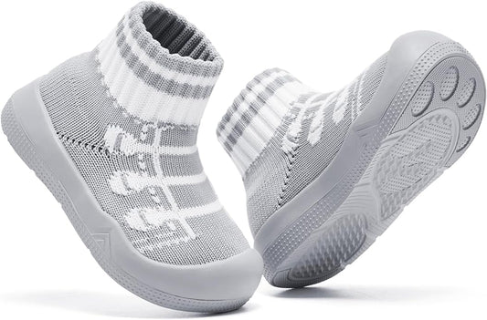 Engtoy Baby Shoes & Socks - Non-Slip Breathable Slippers with Soft Rubber Sole - Baby Boys & Girls Slip On Sneakers