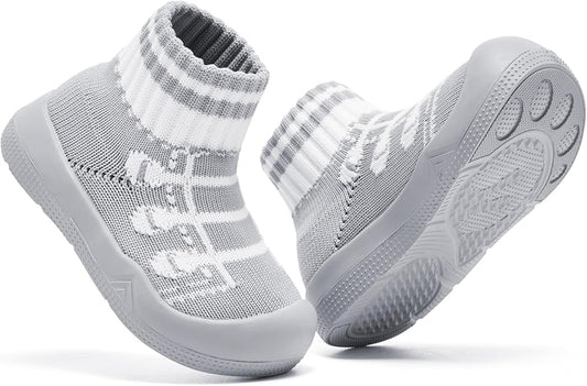 Engtoy Baby Shoes & Socks - Non-Slip Breathable Slippers with Soft Rubber Sole - Baby Boys & Girls Slip On Sneakers