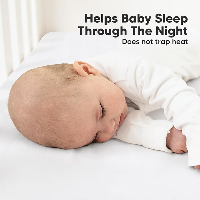 KeaBabies 2-Pack Organic Crib Sheets for Boys, Girls - 52x28 Fitted Crib Mattress Sheet Neutral, Breathable Jersey Cotton Cover for Baby Bed, Toddler Mattress, Soft & Cute Prints (Rose)