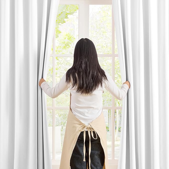 KEQIAOSUOCAI Extra Long Pleated Curtains 120 Inches Long 10 ft Length,Luxury Pinch Pleats Drapes for Sliding Door, Window Curtain Panels Sweep to Floor for Villa 40x120,Set of 2