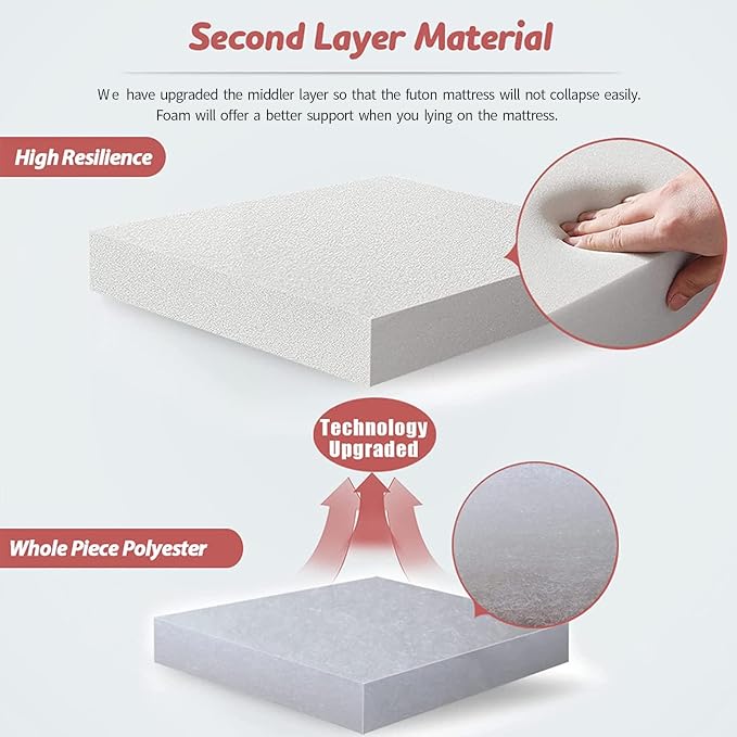 MAXYOYO Bohemian Retro Floor Mattress Vintage Floral Japanese Futon Mattress - Image 9