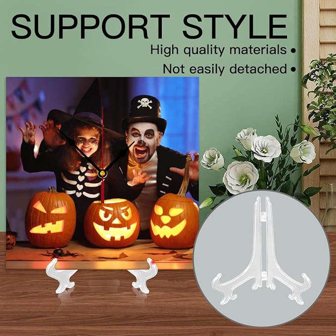 Custom Clocks for Walls Personalized Picture Hanging Time Clocks Silent Non Ticking Round Decoration for Kitchen Wedding Friend Family Lover