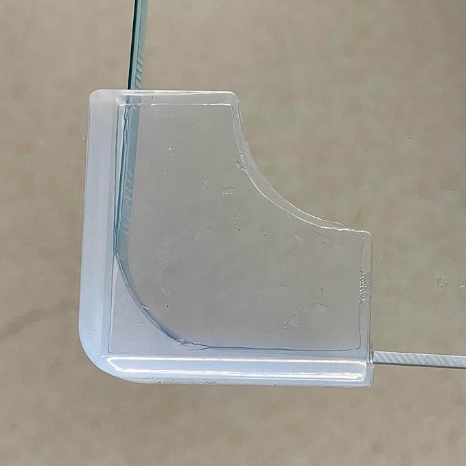 Food-Graded Silicone Clear Corner Protectors, Baby Proofing Table Edge Guards, Pre-Tapep Adhesive Soft for Kids Child Safety Proof, Cabinets Counter Furniture Bumpers (12, 1/5x4/5 in (Width))