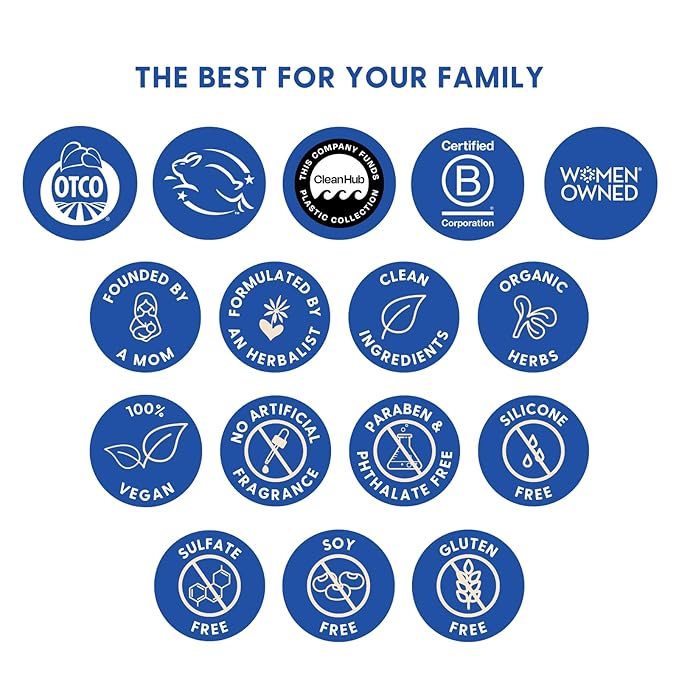 Motherlove Baby & All Soap (2 pack, 7.1 oz) Gentle Foaming All-Purpose Castile Soap Made with Organic Ingredients – Simply Unscented