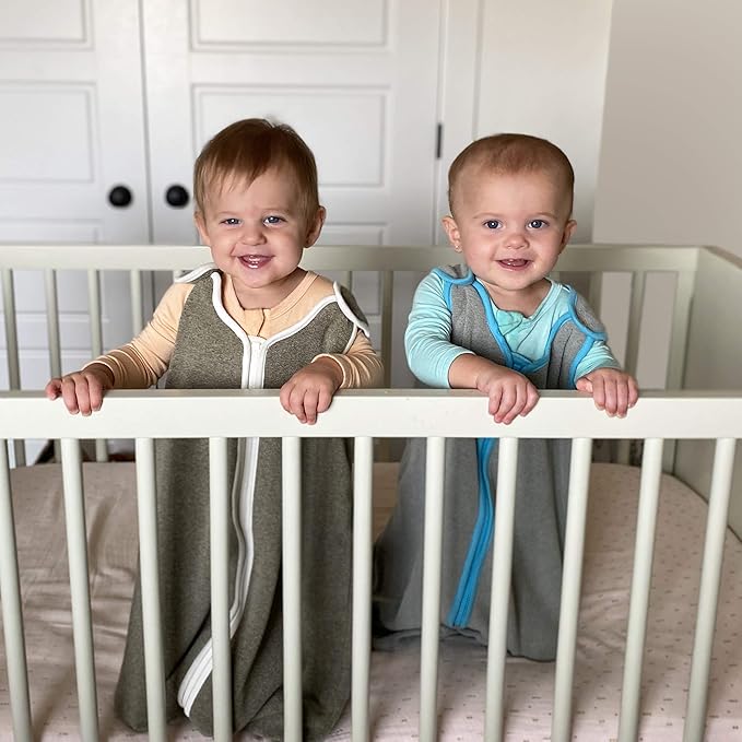 Baby Sleeping Bag Sack - Premium Polar Fleece, Indoor Wearable Blanket - Boys & Girls. Fits Infants, With Convenient Shoulder Straps for Safe & Comfortable Sleep, Mocha, Large (18-36 Months)