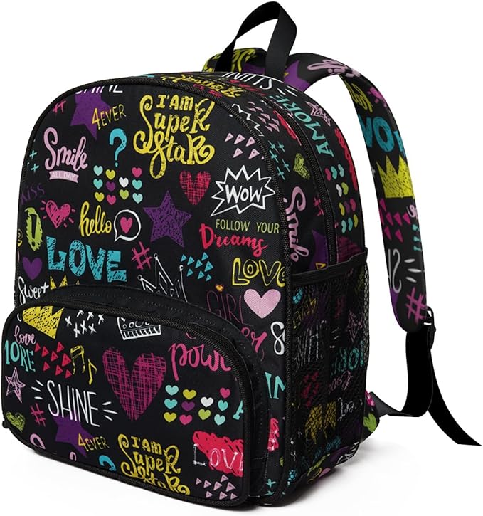 Toddler Backpack for Girls 3-8: Preschool Kindergarten Backpack - Cute Kids Backpacks for Girls-Confident Girl