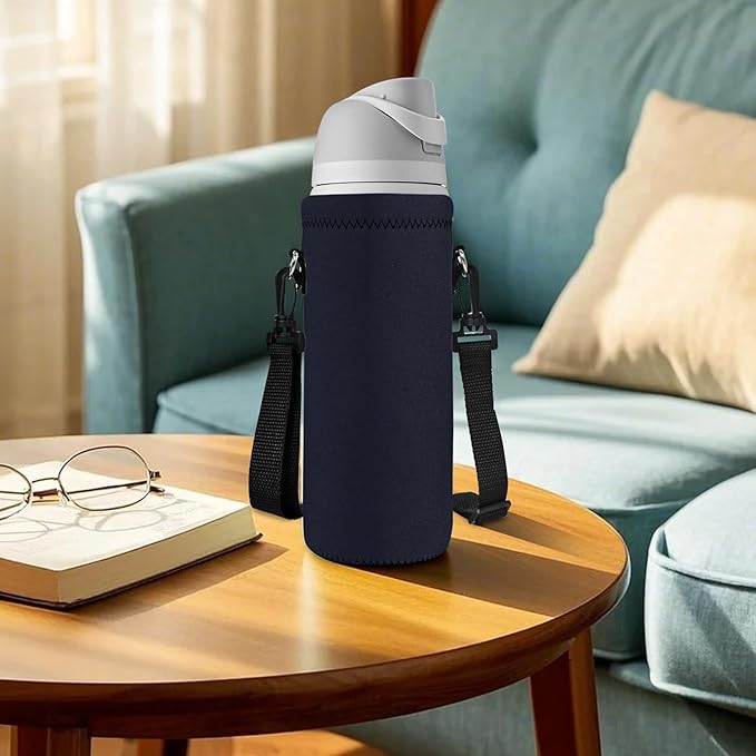 AUPET Water Bottle Bag Carrier,24oz/32oz Insulated Neoprene bottle Sling Holder Case Pouch Cover for 1000ML/750ML Bottles with Shoulder Strap for walking