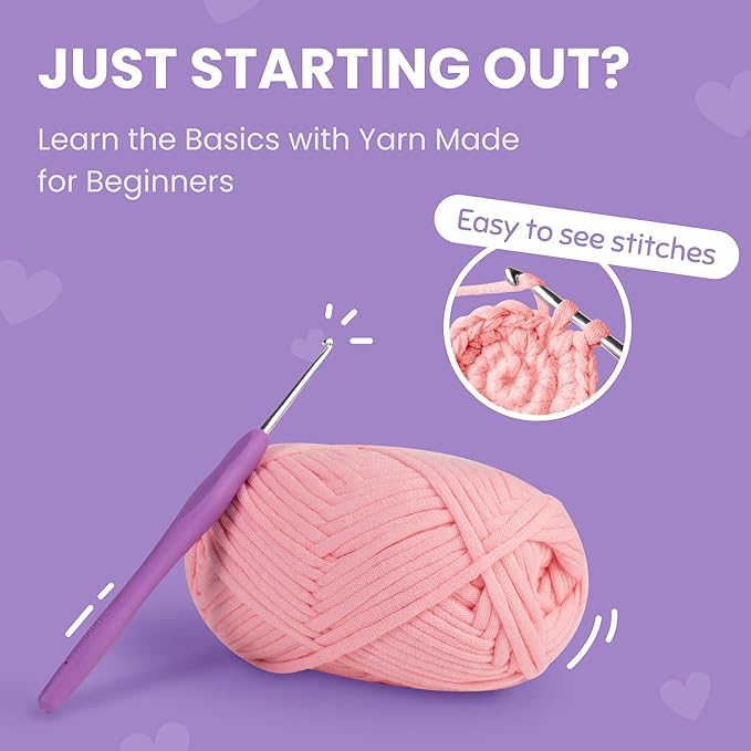 Cookie Box Crochet Kit for Beginners - Learn to Craft Amigurumi Stuffed Animals - Knitting Gift for Kids and Adults - Beginner-Friendly Yarn - Stitch-by-Stitch Video Tutorial - Jellyfish Jenny