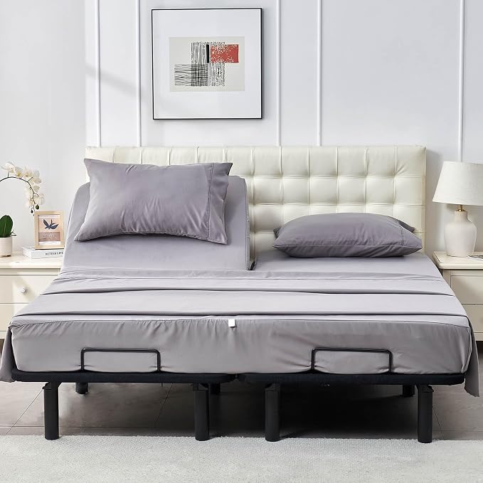 Kingnex Half Split Top King Sheets Set - Image 3