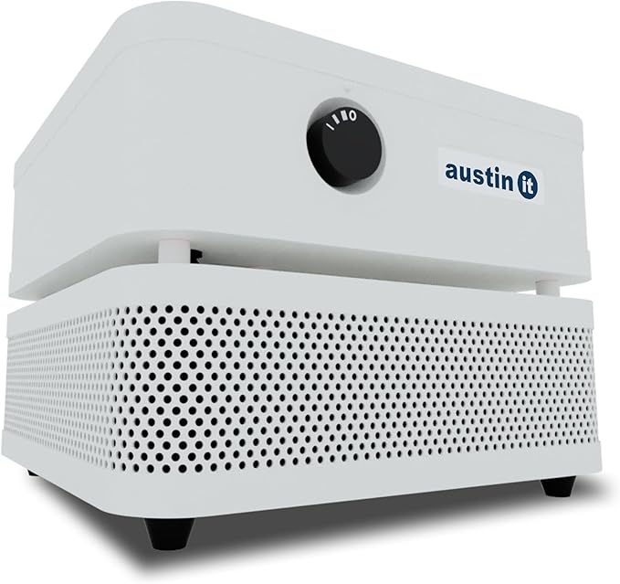 Austin Air it Personal Air Purifier - Sleek Allergy Air Purifier for Office & Room - Capturesf Particles Bedroom Purifier Air Filter - Stylish Tabletop Purifier for Dust, Model C100C1