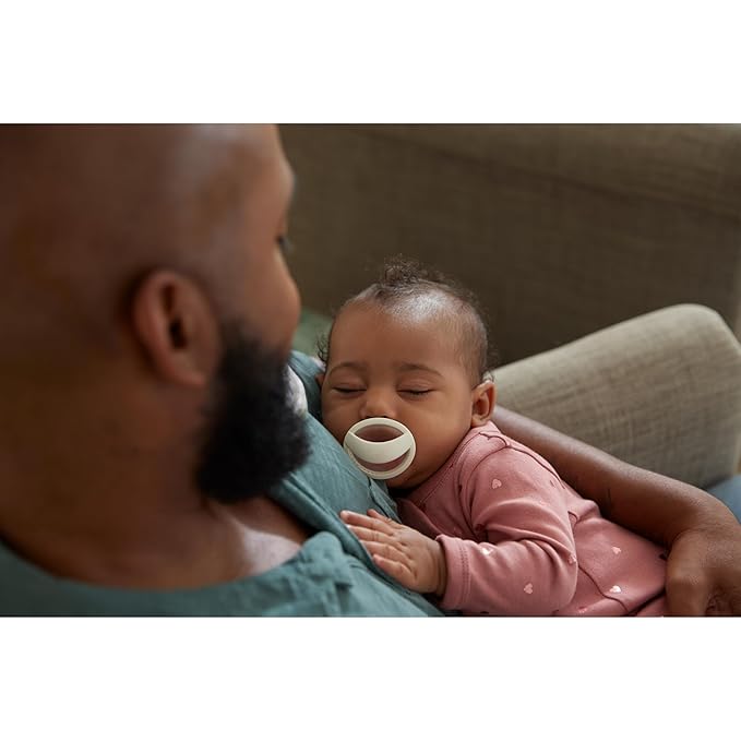 NUK Perfect Match Silicone Pacifier, 4 Pack, for Ages 0-6m, Green & White