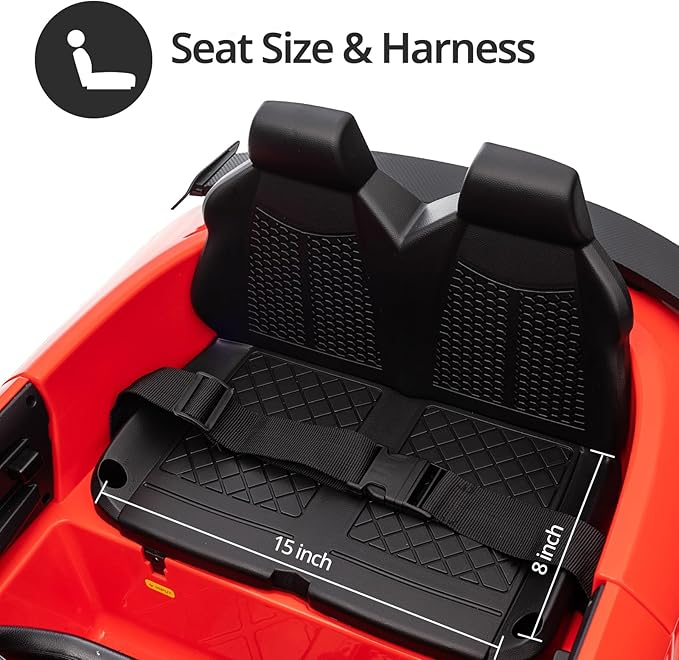 Licensed Audi Electric Kids Car, 12V Kids Ride-on Toy Car for Toddlers w/Remote - Red