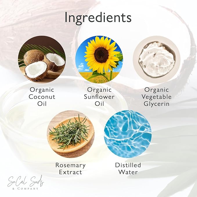 SoCal Suds & Company 2oz Organic Foaming Baby Wash & Shampoo - Fragrance Free