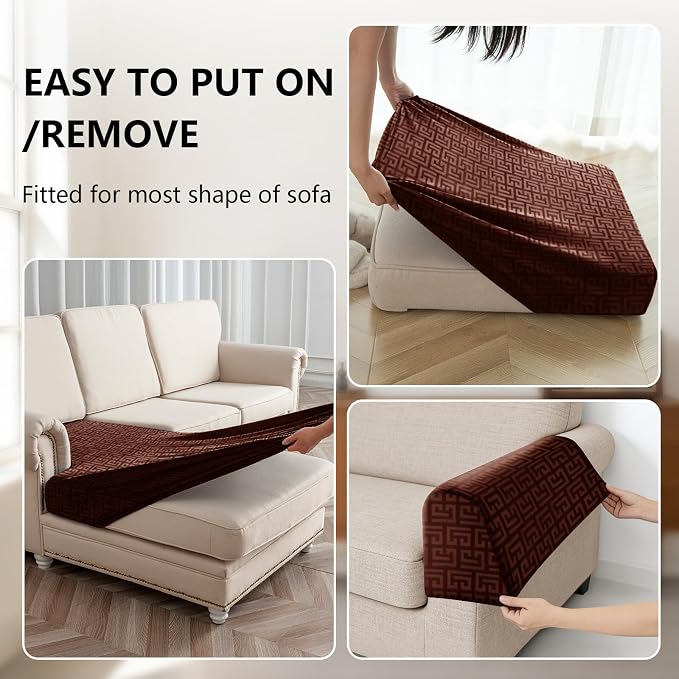 UNBBRRL Stretch Couch Backrest Cushion Cover - Image 4