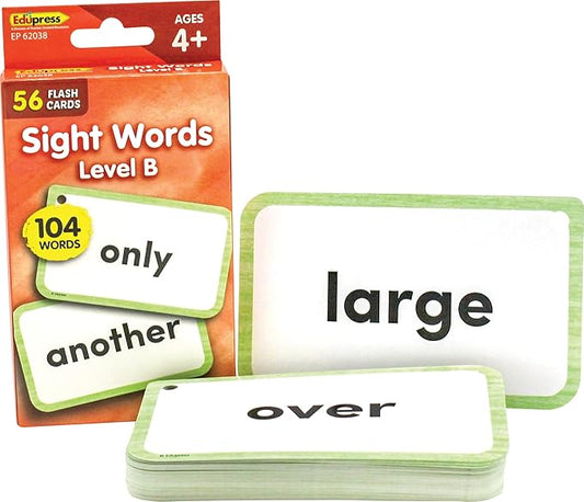Teacher Created Resources Sight Words Flash Cards - Level B (EP62038)