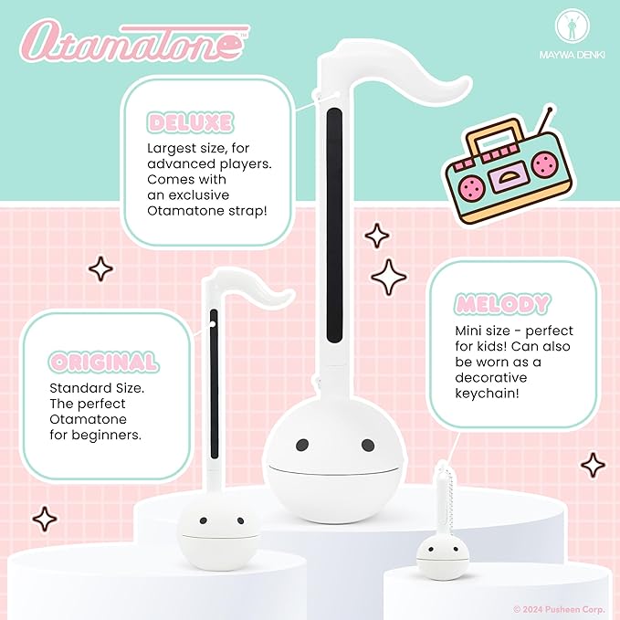 Otamatone Pusheen The Cat Electronic Portable Music Instrument / Synthesizer Toy from Japan by Maywa Denki [Limited Edition [English Instructions]