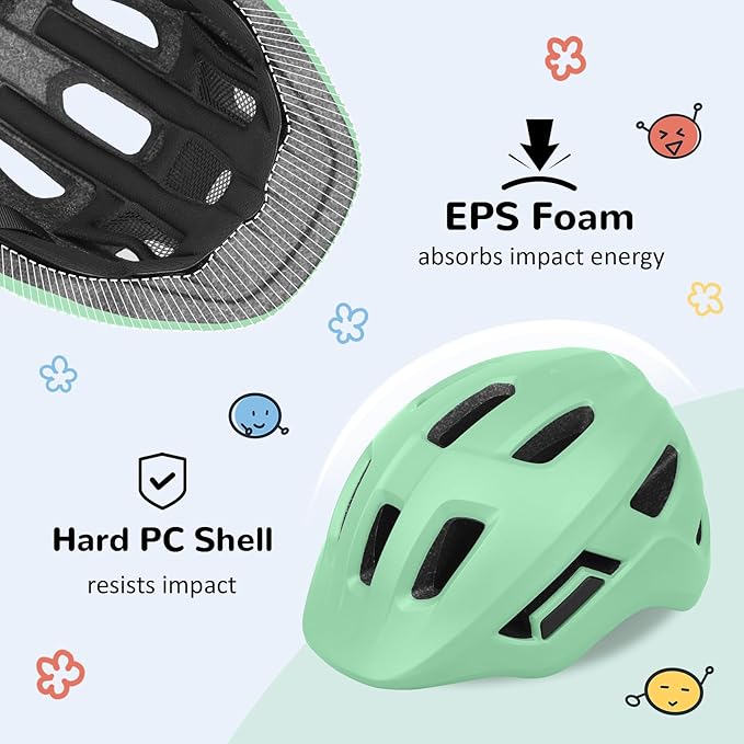 Toddler/Kids Bike Helmet, Adjustable and Multi-Sport, from Infant to Schoolchild, 2 Sizes