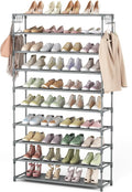 LANTEFUL 10 Tiers Shoe Rack 50 Pairs Large Capacity Tall Shoe Organizer Sturdy by LANTEFULforTidyingHouse