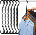AMKUFO Hangers-Space-Saving 16 Pack Space-Saver, Plastic Magic Hangers by AMKUFO