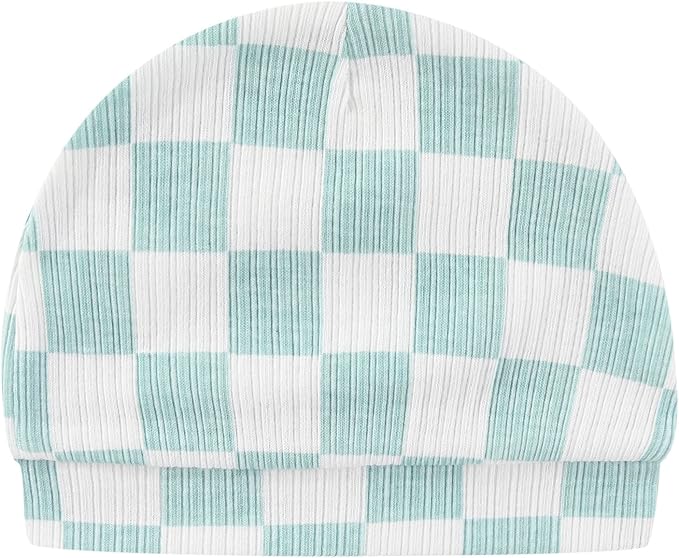 Baby Hat and Mittens Set Cotton Newborn Baby Hats Caps for Boys and Girls, 0-6 Months