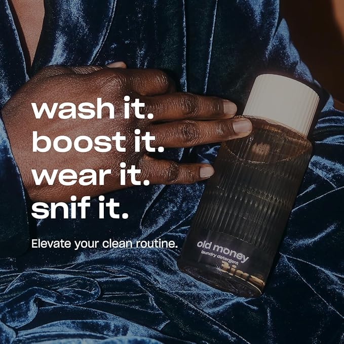 Snif Old Money Laundry Detergent, Rich and Cozy Scent, 32 Loads, Non-Irritating to Skin, Clean, Non-Toxic, Vegan, Cruelty Free, 16oz