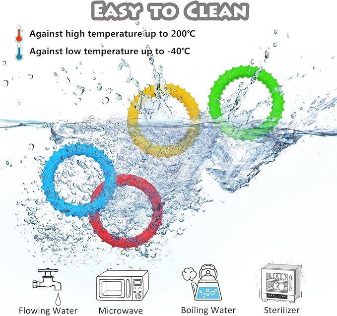 Sensory Chew Bracelets for Boys and Girls, 4 Pack Fidget Bracelet for Kids with Autism ADHD Anxiety Texture Soft Silicone, Oral Motor Aids Toddler Bracelets Sensory Chew Toys for Kids Chewing Biting