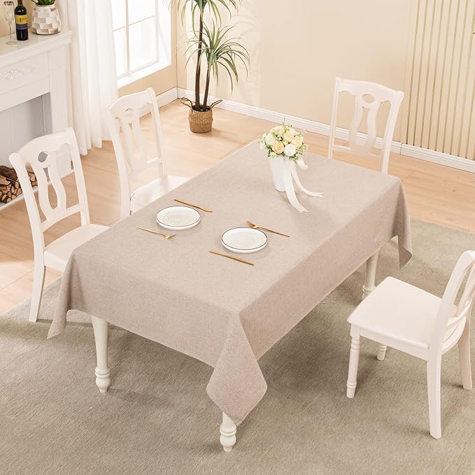 BALCONY & FALCON Rectangle Tablecloth，Washable Wrinkle Resistant and Water - Image 5