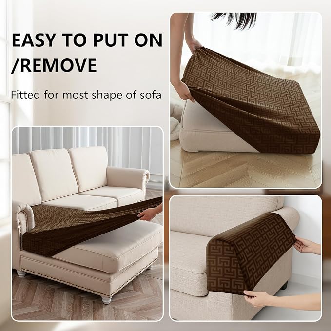 UNBBRRL Stretch Couch Backrest Cushion Cover - Image 4