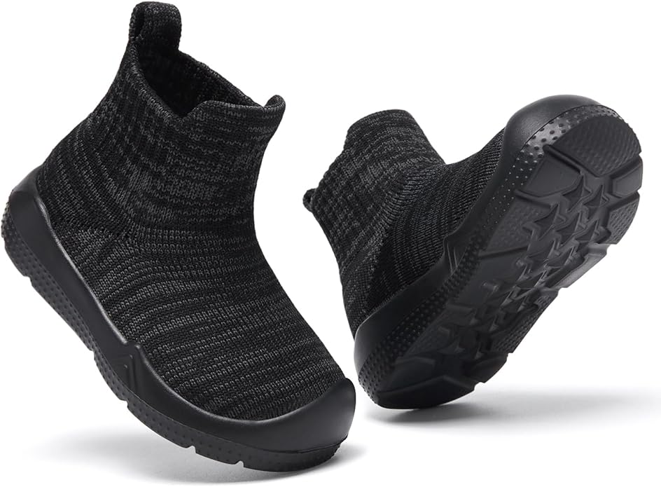 MORENDL Toddler Sock Shoes Baby Walking Shoes Infant Slippers Boys & Girls Non-Slip Sneakers