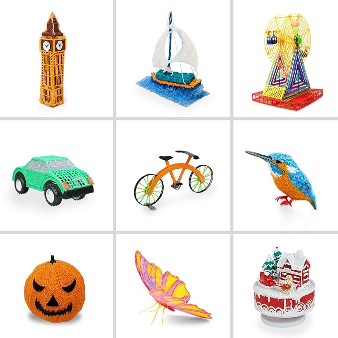 28 Colors 3D Pen Filament Refills Compatible with SCRIB3D MYNT3D PIKA3D 3D Pen for KidsPer Color 10 Feet 1.75mm PLA 3D Printing Pen Filament Refills, NOT FIT 3Doodler Start Pen