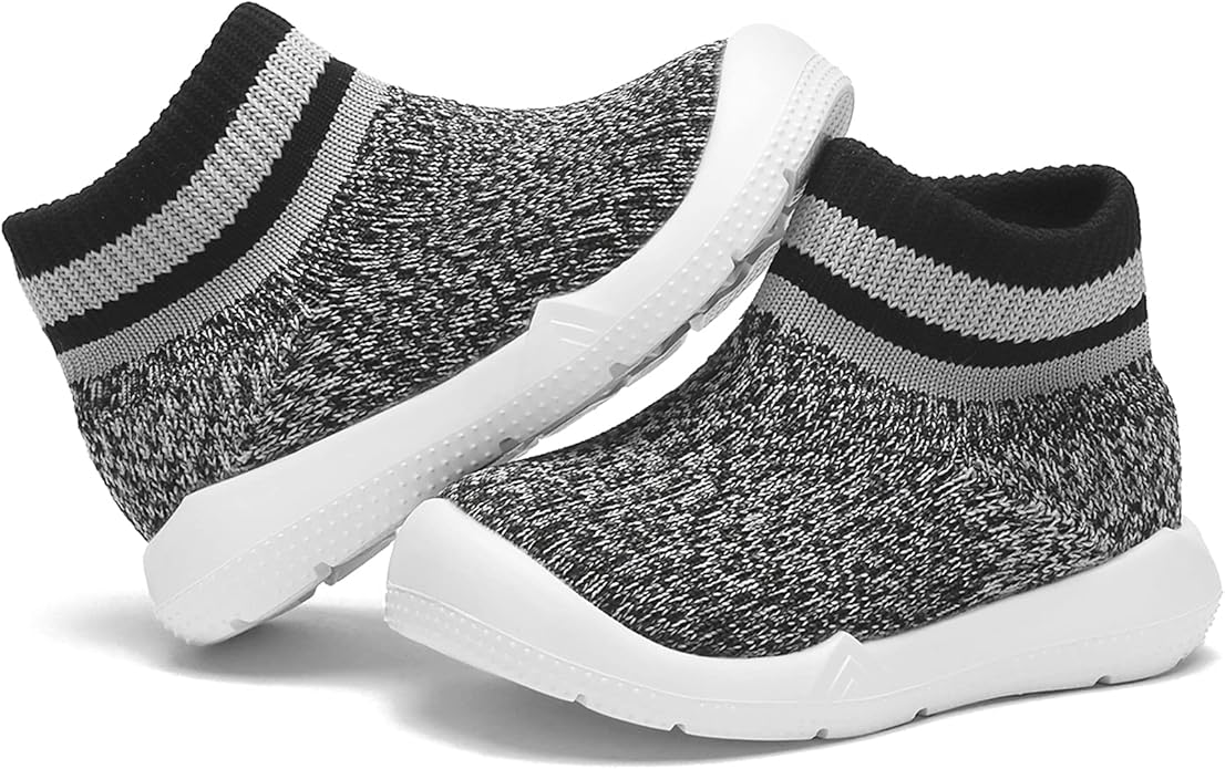 Engtoy Baby Shoes & Socks - Non-Slip Breathable Slippers with Soft Rubber Sole - Baby Boys & Girls Slip On Sneakers