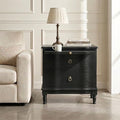 HULALA HOME Solid Wood Storage End Table by HULALAHOME