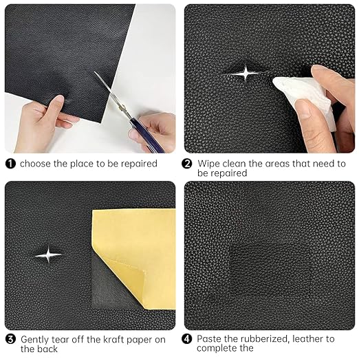 Leather Repair Patch Kit Reddish Brown 3 x 60 inch Leather Repair Tape Self - Image 4