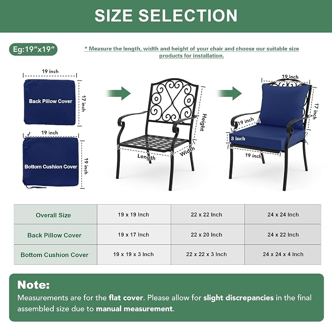 Summsun Patio Chair Cushion Set - Image 7