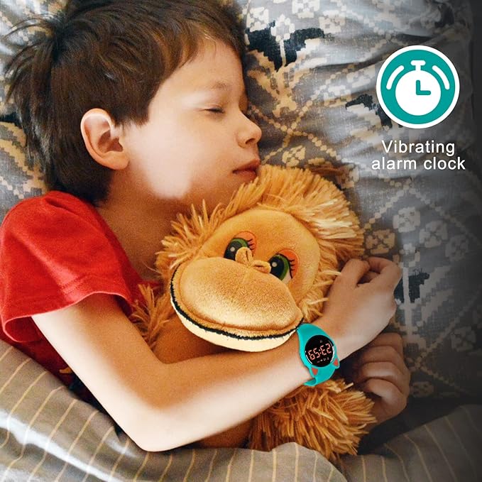 Kids Watches for Girls Boys Digital Sport Watch with Step Counter Pedometer Vibration Alarm Clock, No App Waterproof Fitness Tracker Kids Watch Boys Girls Teens Students Ages 5-16