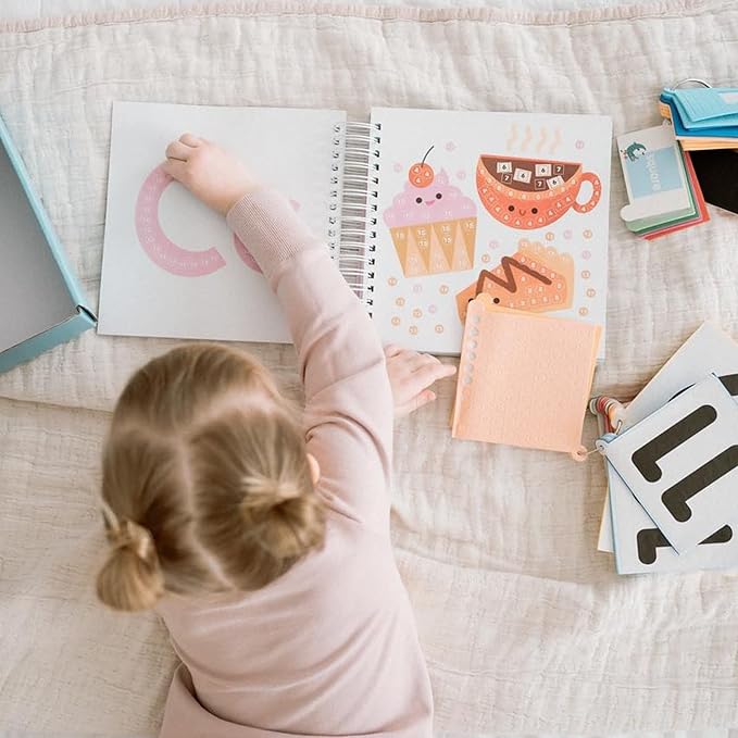 Cupkin Mosaic Sticker Art Kits for Kids and Adults, ABC Mosaics Art Craft Kit for Boys and Girls, 52 Page Sticker by Number Mosaic Kit with 3,000+ Jewel + Foam Stickers, Kids Coloring Book