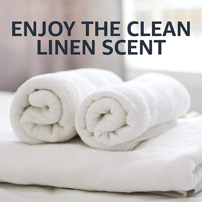 Amazon Basics Laundry Detergent Liquid, Concentrated, Clean Linen, 110 Loads, 82.5 Fl Oz, Pack of 2 (Previously Solimo)