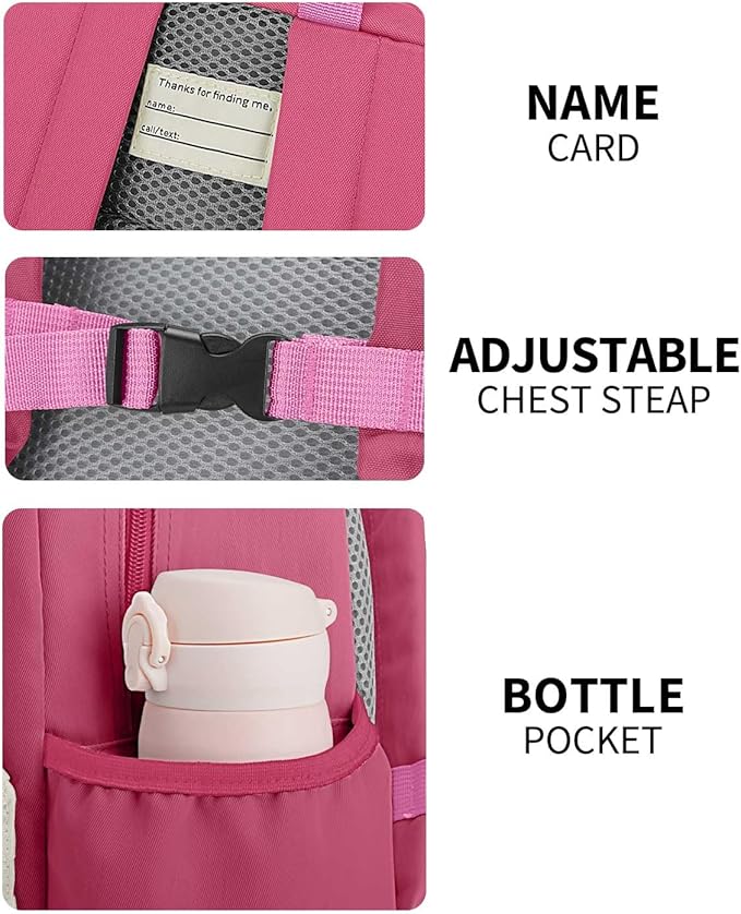 Toddler Backpack for Boys 2-5: Preschool Kindergarten 13" Daycare Backpacks Fit A4 Folder