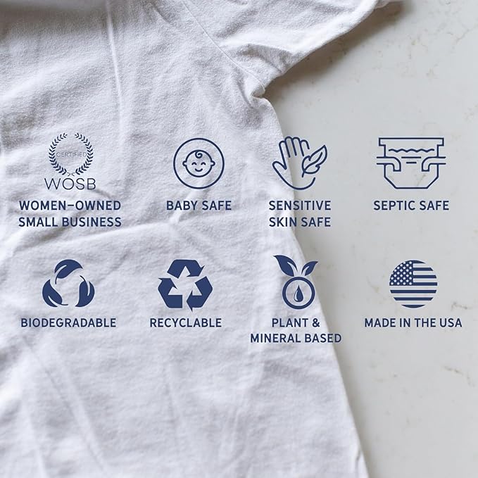 Laundry Detergent Powder | Safe for Sensitive Groups | Powerful Clean | Plant & Mineral-Based | Made in USA