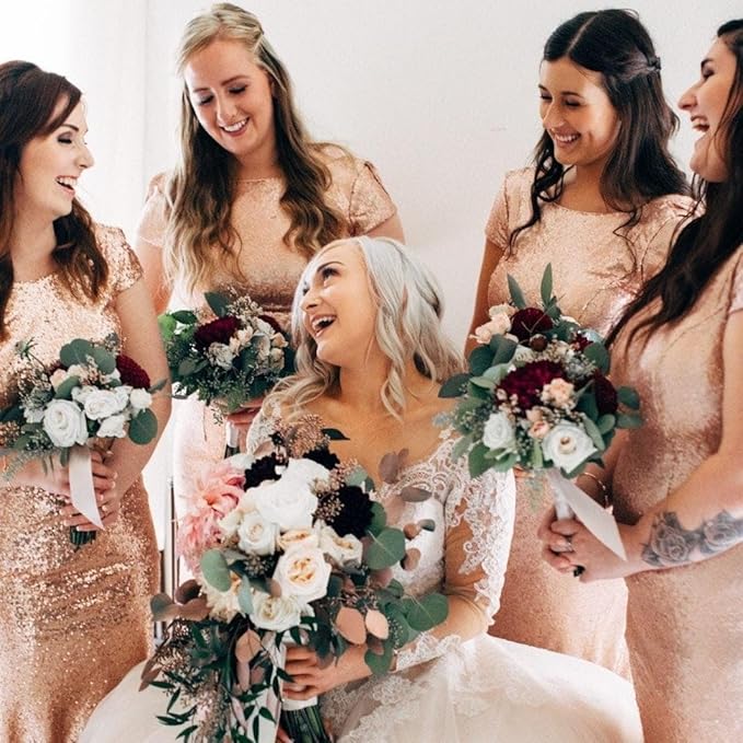 Bridesmaid Proposal Gifts Letter Cosmetic makeup bag bulk for Wedding Party Favors Bachelorette party decorations Toiletry Organizer Bag Makeup Case Gift (6, White&Black)