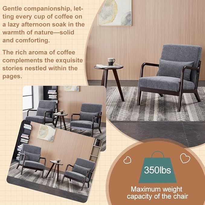 Mid Century Modern Accent Chair - Image 4